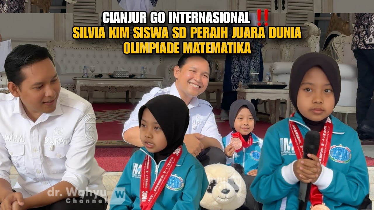 CIANJUR GO INTERNASIONAL ‼️ SILVIA KIM SISWA SD PERAIH JUARA DUNIA OLIMPIADE MATEMATIKA