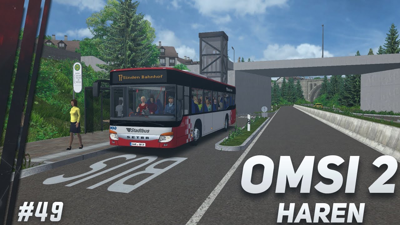 OMSI 2►SETRA 415 NF►Haren►Linka: 17►#49►FULL HD