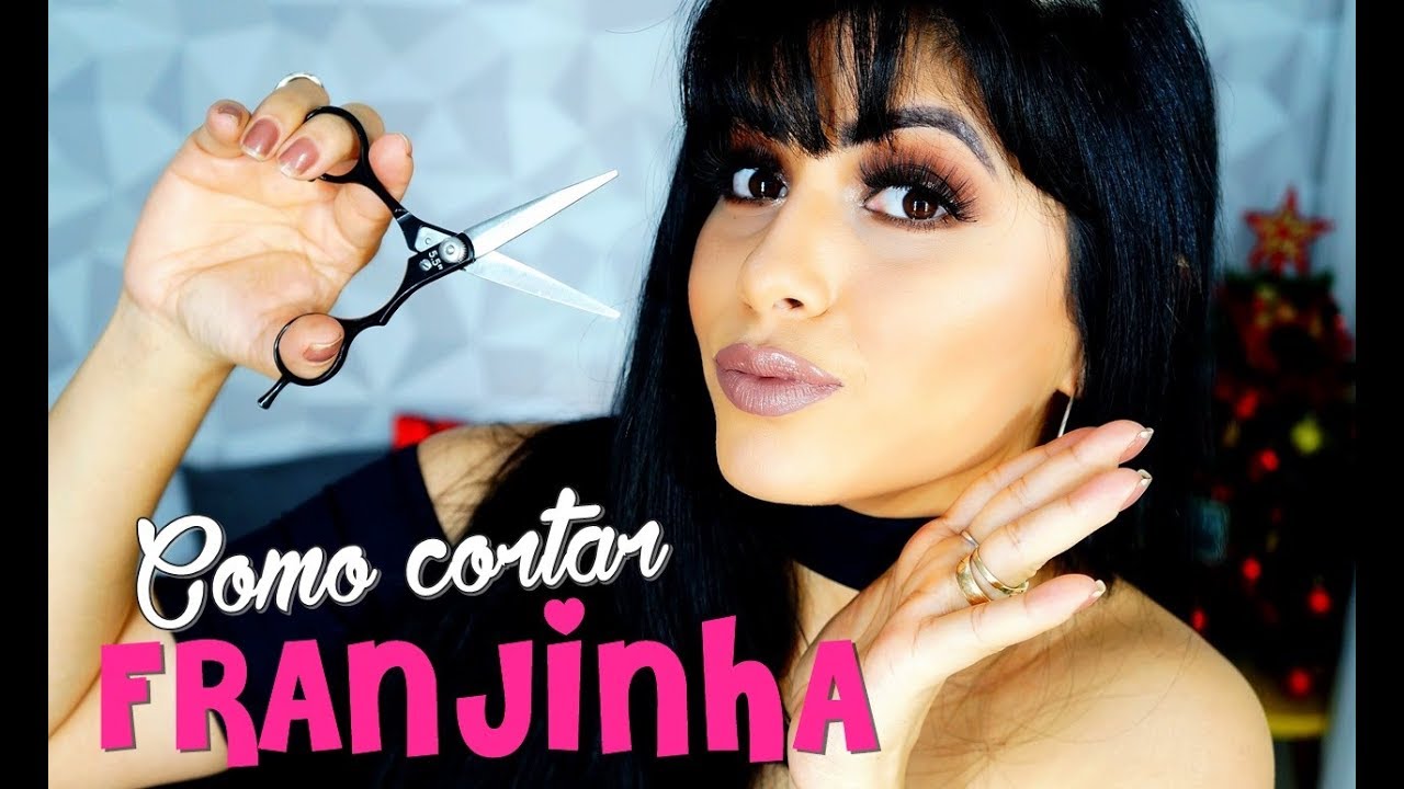 APRENDA A CORTAR FRANJINHA SOZINHA