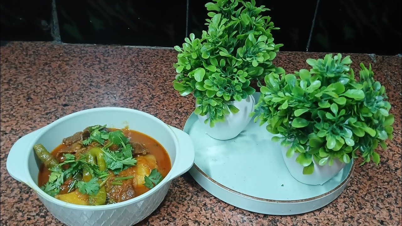 Aalu gosht ki recipe 🥩#🥔#food #recipe 