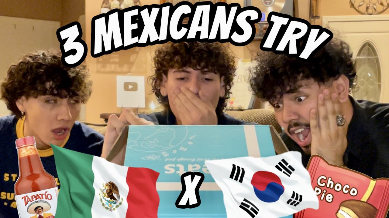 THREE MEXICANS TRY KOREAN SNACKS (first time)
