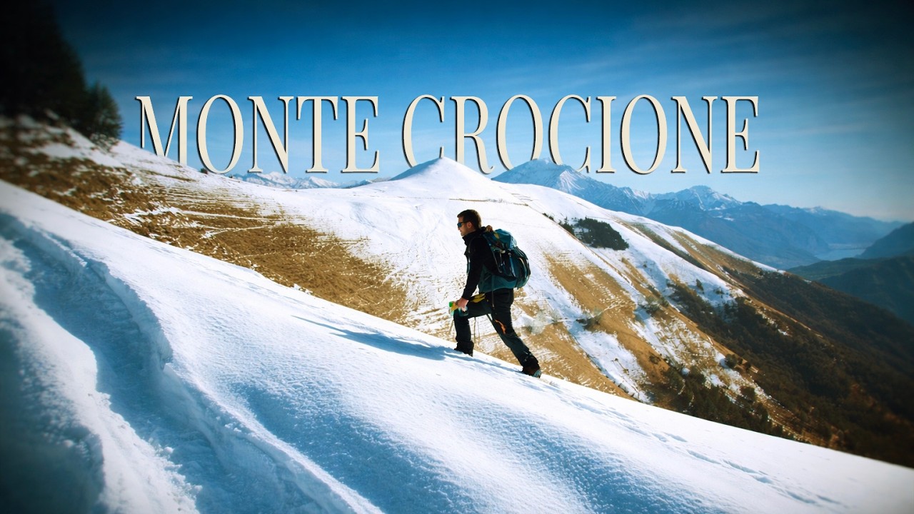 Monte Crocione dall'Alpe di Colonno  Trekking Invernale 🏔️