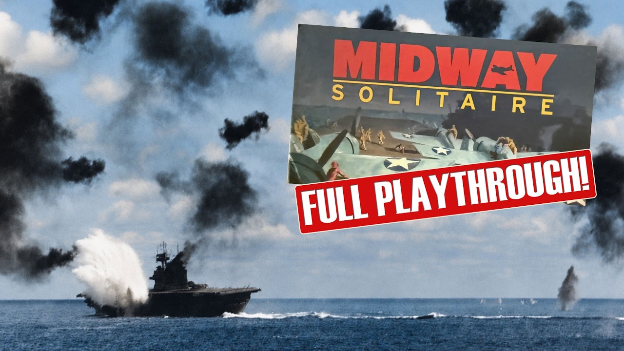 Midway Solitaire: Полное прохождение | Соло-варгейм по Второй мировой войне | Worthington Publishing