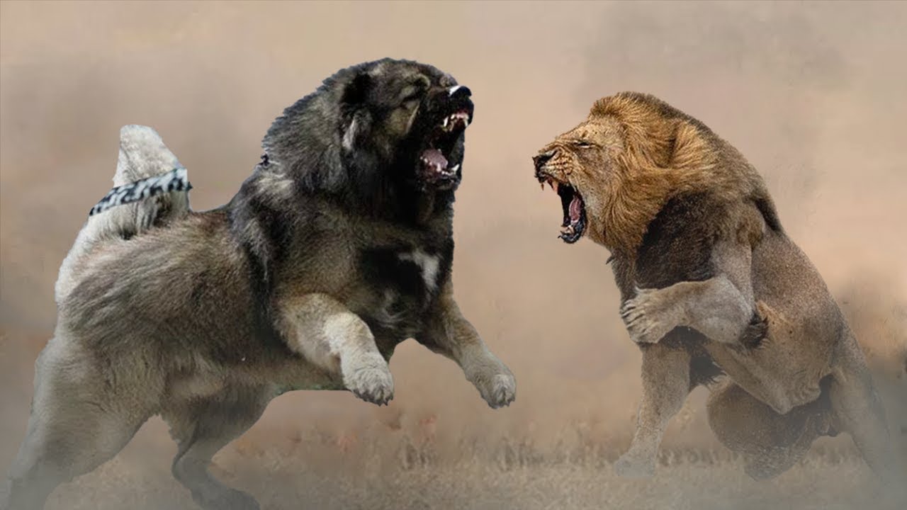 هذا اقوي كلب في العالم يستطيع القضاء علي الاسد بكل سهولة .. الراعي القوقازي !