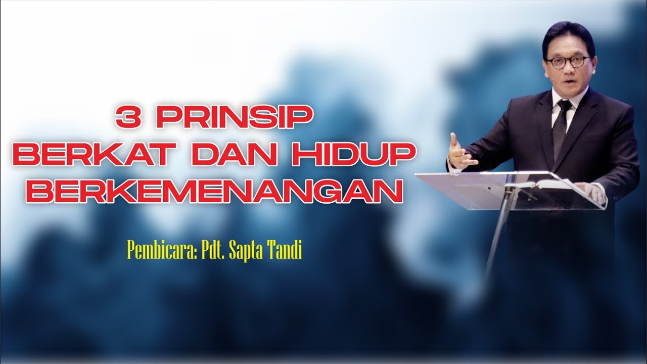 Menara Doa Online:  Senin 31 Maret 2025 (3 Prinsip Berkat dan Hidup Berkemenangan)