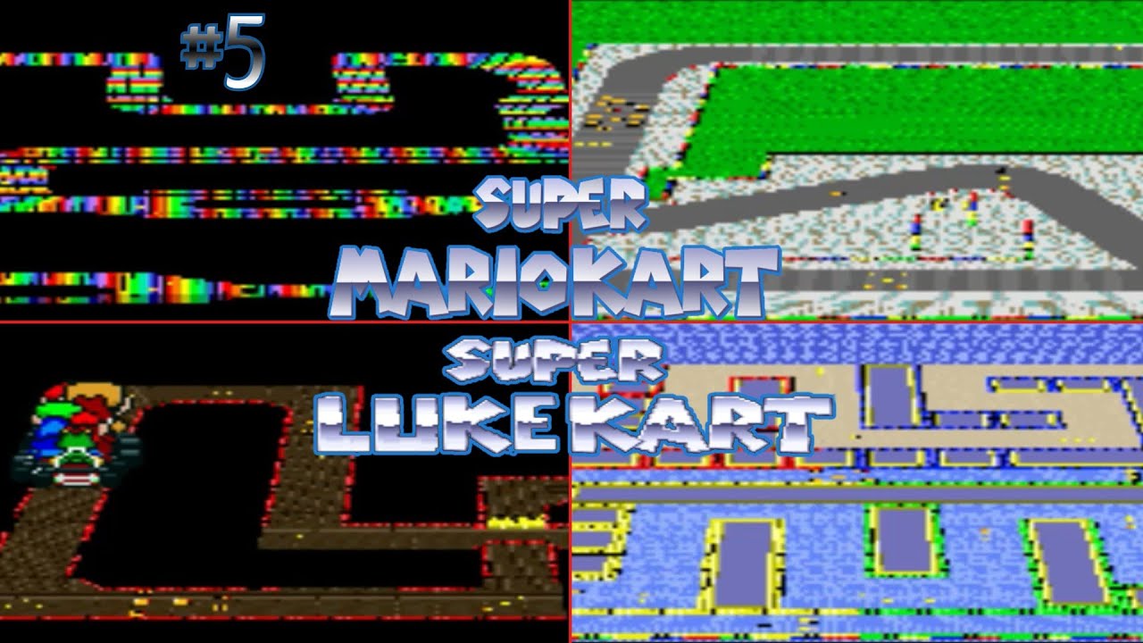 Super Luke Kart: Super Mario Kart [ROMHACK] (no commentary) I #5 - 100cc COPA LUKE RACE