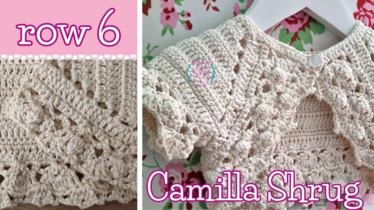 Camilla Shrug Lower Part Row 6