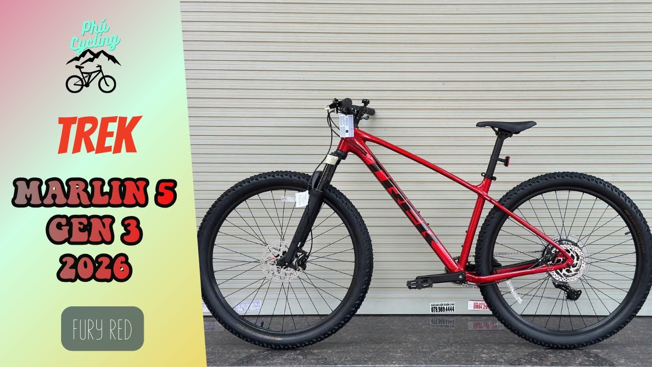 Trek Marlin 5 Gen 3 2026 -Fury Red
