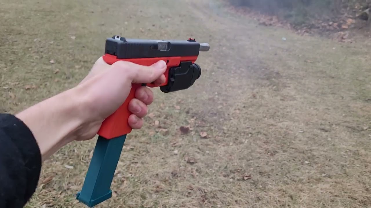 Magdumping a 3D printed Magazine in a 3D Printed Glock