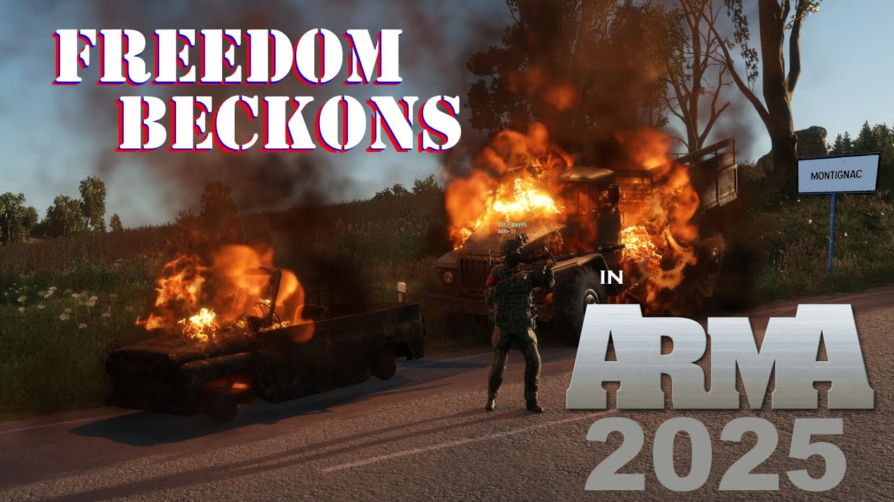 Freedom Beckons in ARMA Reforger - Montignac Tactical Takeover