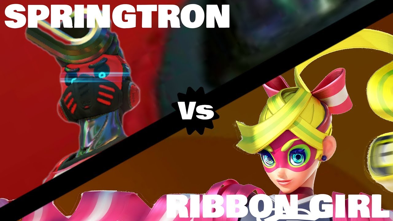 Springtron Vs Ribbon Girl Special ARMS Match!