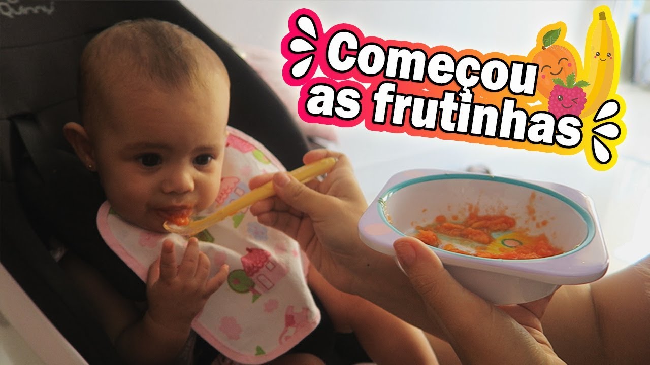 ELIZA COMEÇOU A COMER  FRUTINHAS| Kathy Castricini