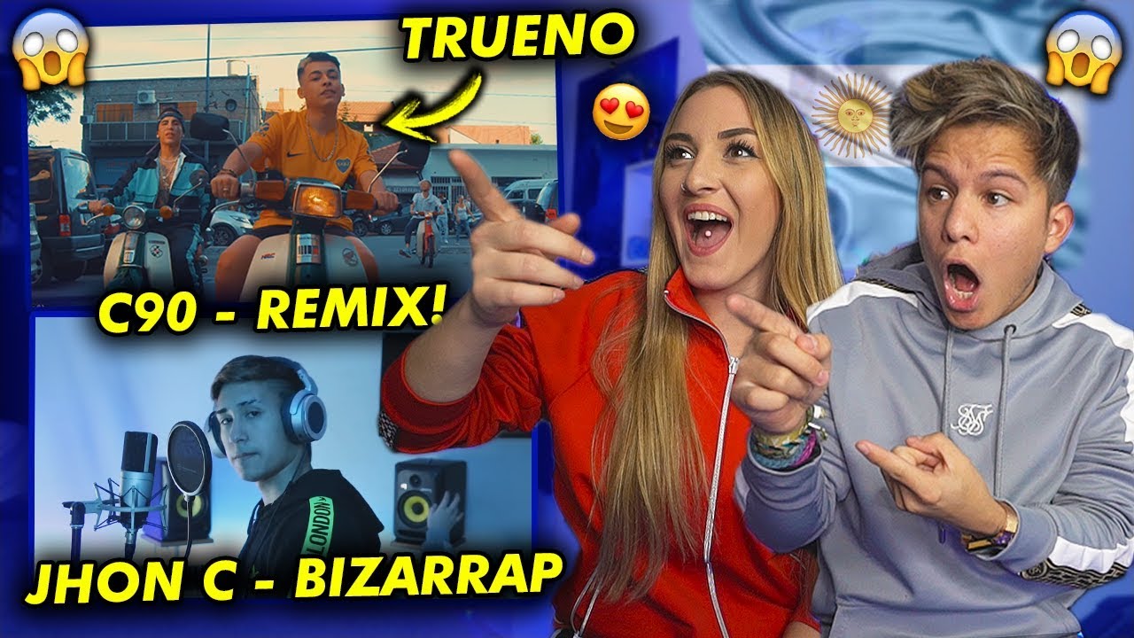 MI AMIGA REACCIONA A TRUENO y JOHN C - C90 REMIX⚡️ POR PRIMERA VEZ *BIZARRAP🇦🇷)😱🔥* (Se enamora)