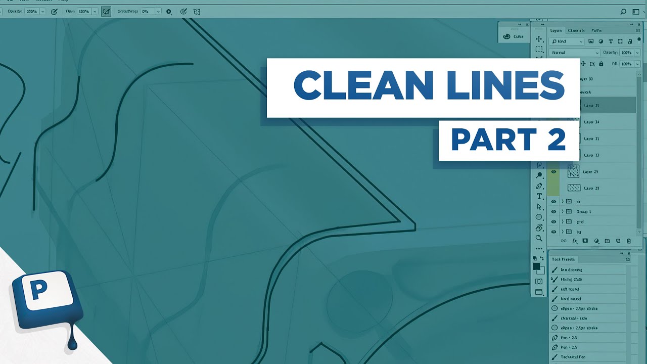 Clean Photoshop Linework Pt 2