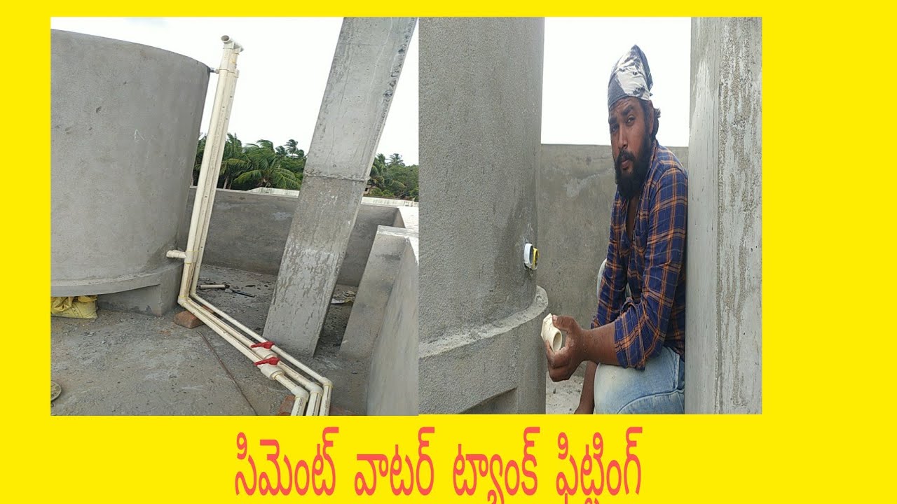 How to Cement Water Tank Fitting