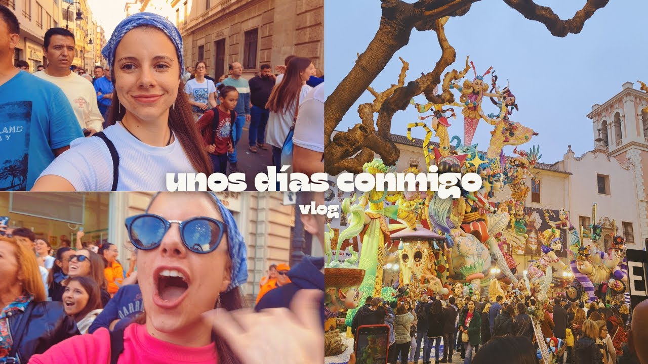 VLOG: VALENCIA EN FALLAS, reaccionando a la mascletá, fuegos artificiales🎆|    @ByMery