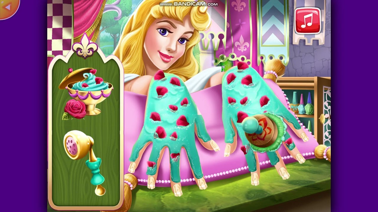 Playing Friv Games I Sleeping Princess Nails Spa Game