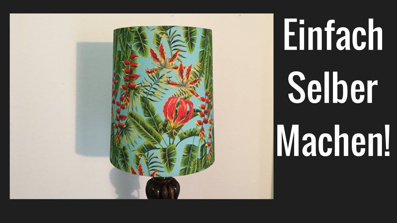 DIY: Lampenschirm Tutorial, Empire-Lampenschirm aus Stoff, konischer Lampenschirm