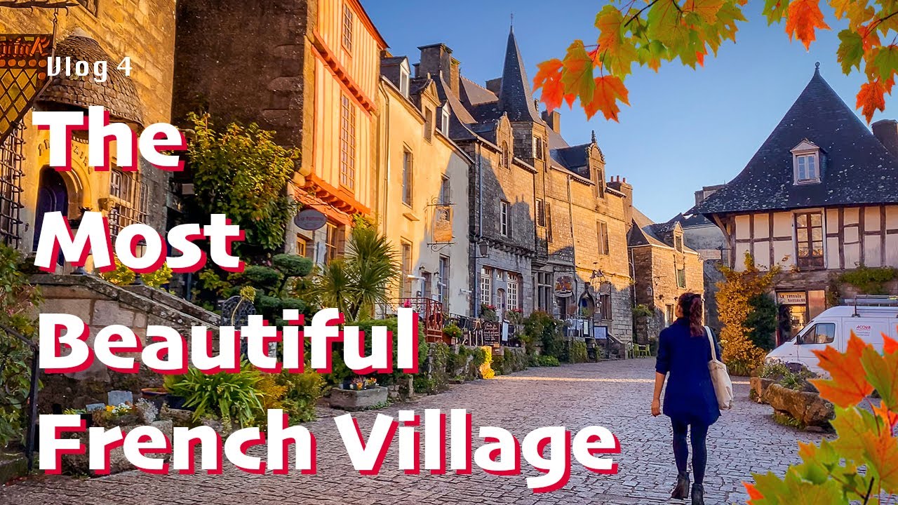 AUTUMN MORNING WALK IN THE MOST BEAUTIFUL VILLAGE IN FRANCE | Rochefort-en-Terre, Brittany Travel