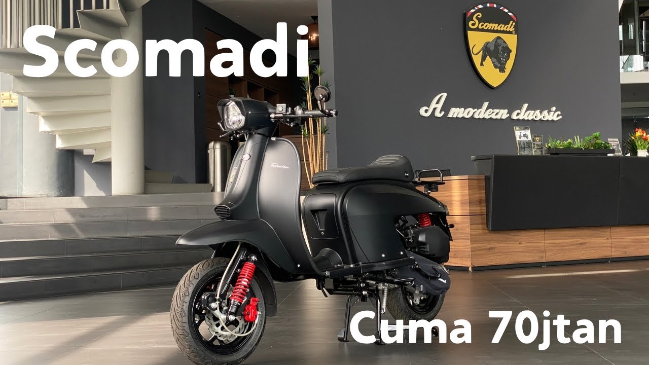 SCOMADI TECHNICA 150i MOTOR MATIC PALING NYENTRIK