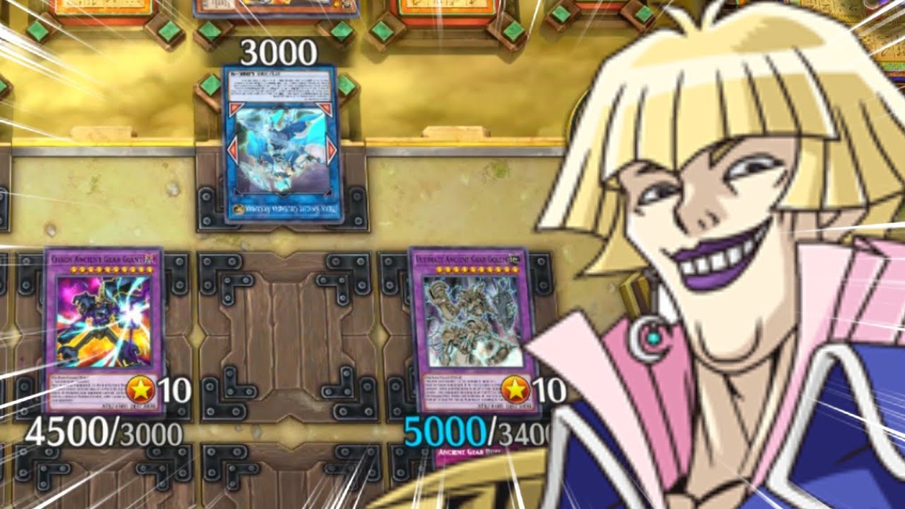 WHEN YOU BULLY AVRAMAX WITH BUFFED ANCIENT GEAR IN YUGIOH MASTER DUEL