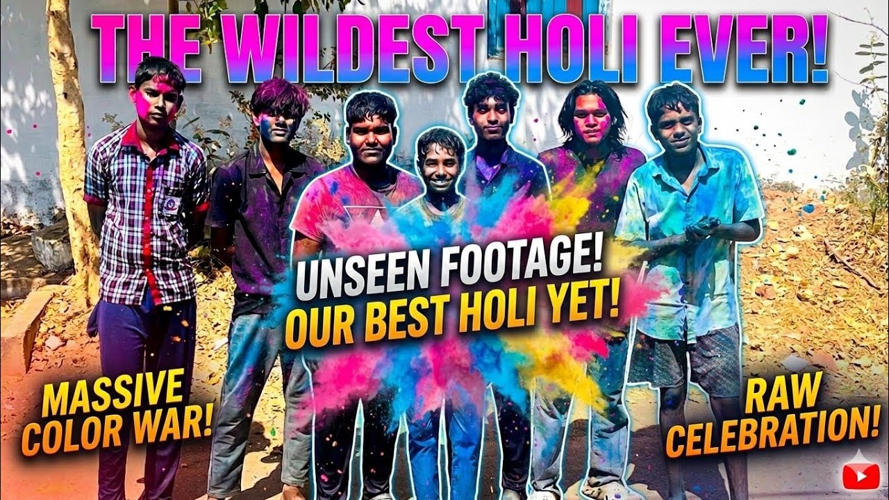 Holi celebrating with family and friends full enjoy #holi#trending #viralvideo