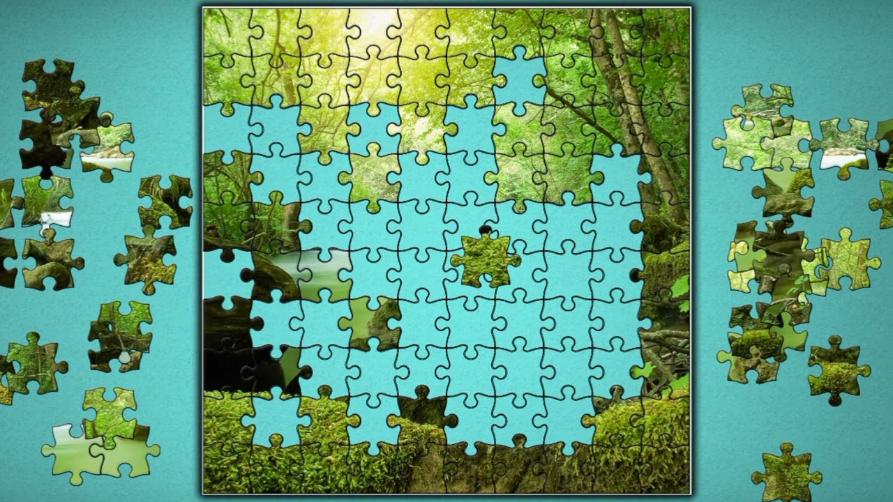 River In The Jungle🏞️🌳 jigsaw puzzle🧩🧩 || @funpuzzle1122 
