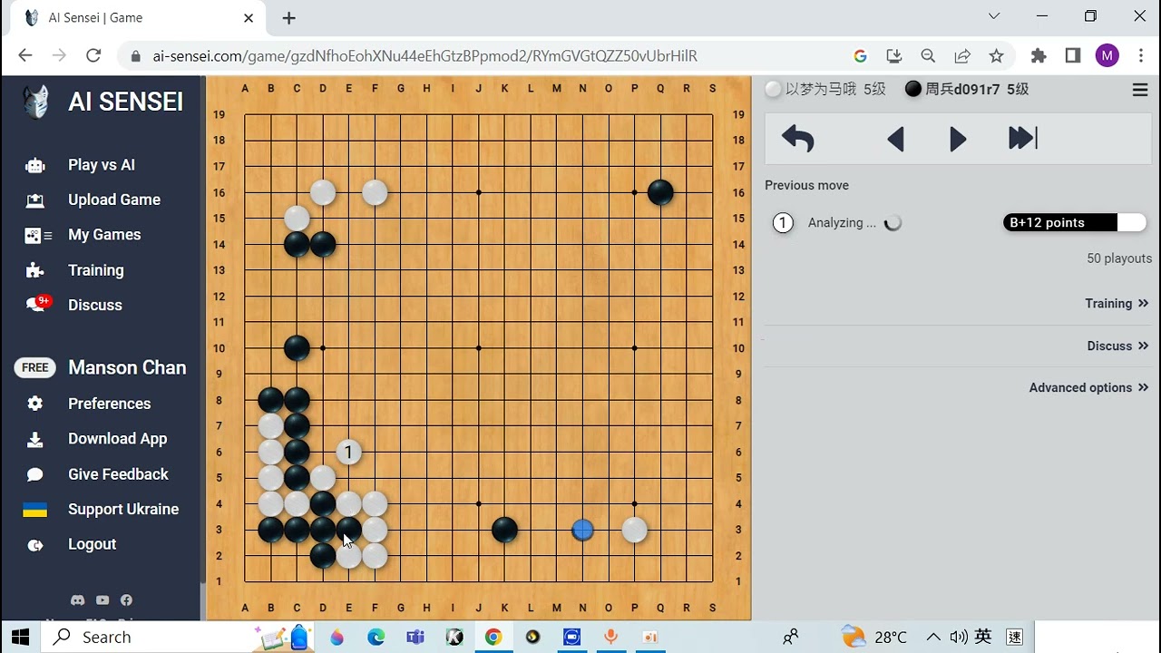How to analyse your game with AI   #Baduk #weiqi  #Go