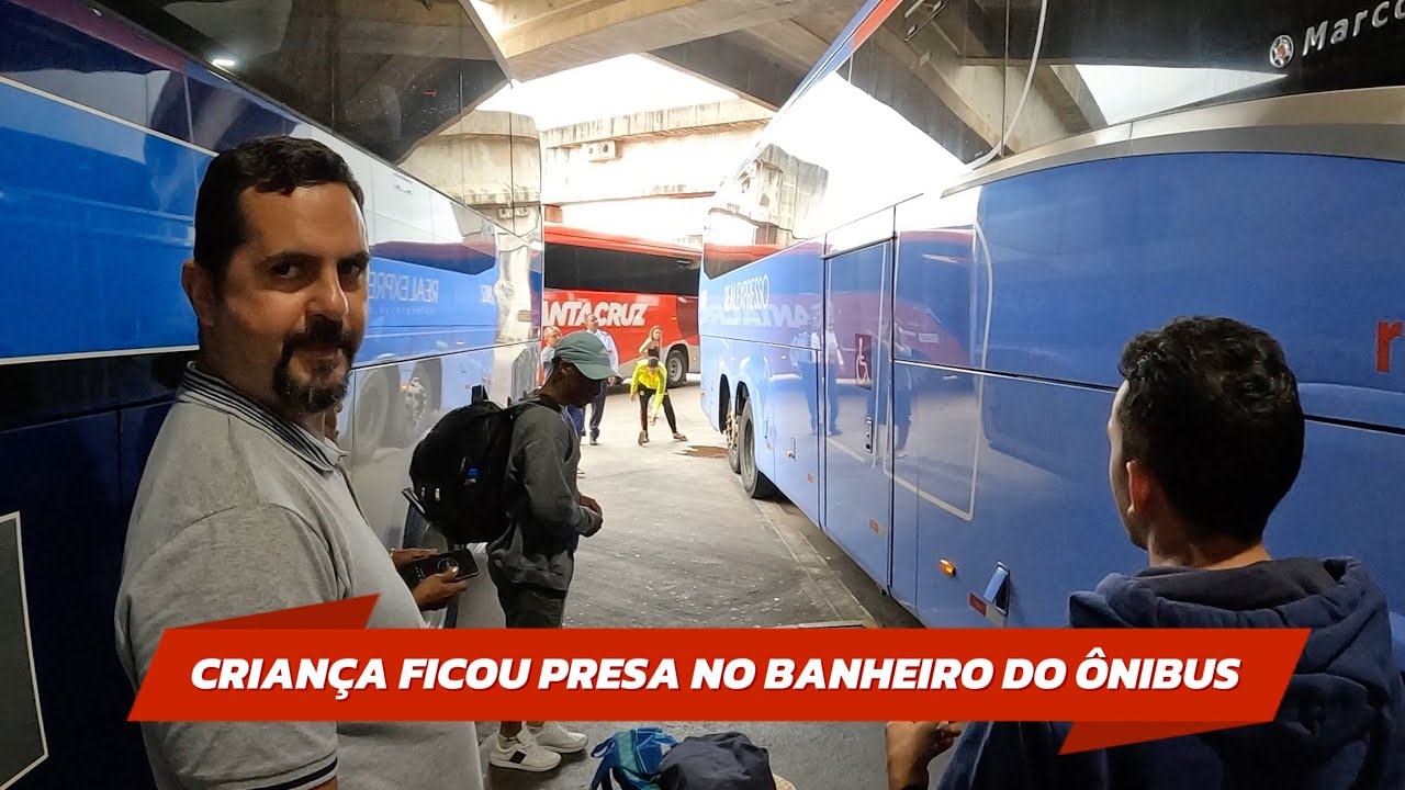 Crian&ccedil;a presa no banheiro, mudan&ccedil;a de hor&aacute;rio e trajeto mais longo: viagem com a Real Expresso!
