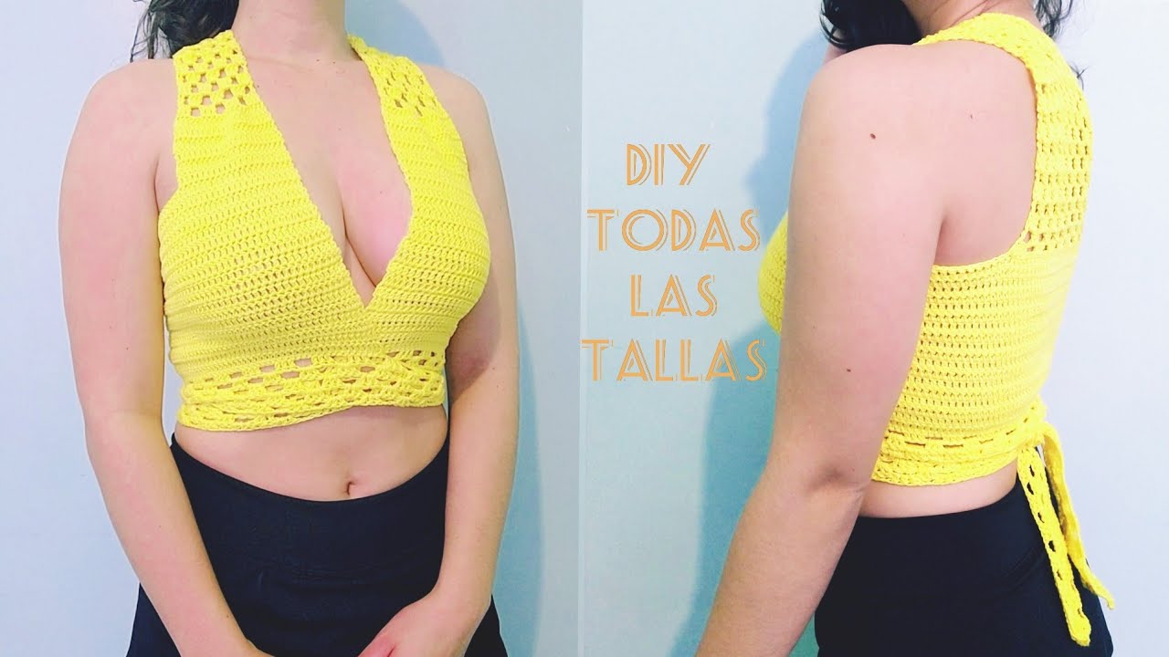 Blusa juvenil tejida en crochet 🧶 paso a paso | top moderno tejido en crochet tutorial 🌷 DIYcrochet