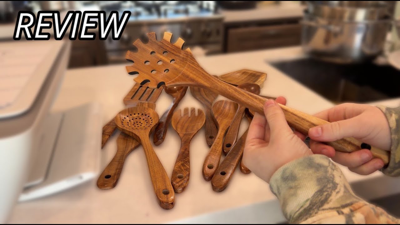 Review - 12pc Wooden Spoons (Kitchen Must Have)