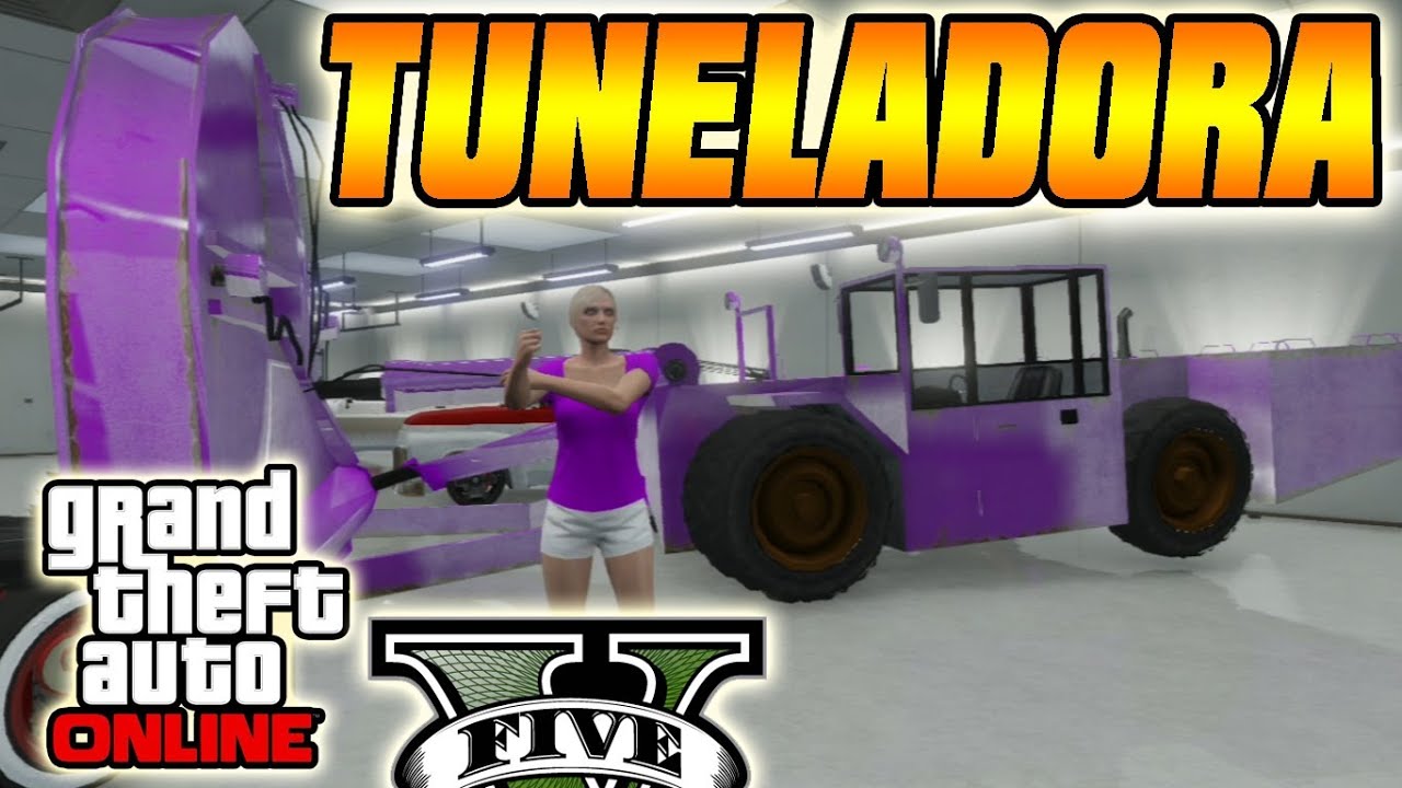GTA V Online - Truco Conseguir vehículo Secreto Gigante [Tuneladora] - Grand Theft Auto V (GTA 5)