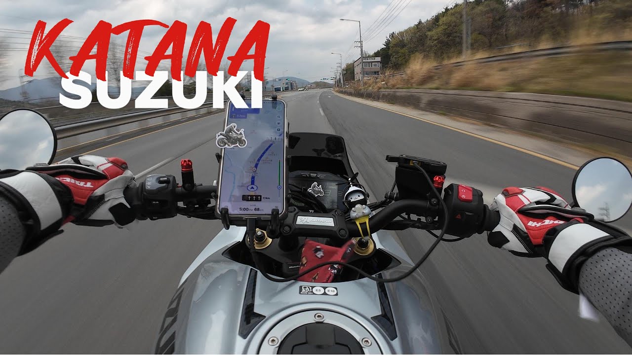 [4K] SUZUKI KATANA 1000 / 스즈키 카타나 / 포항 영일대 가는 길 / 첫 스포츠 모드