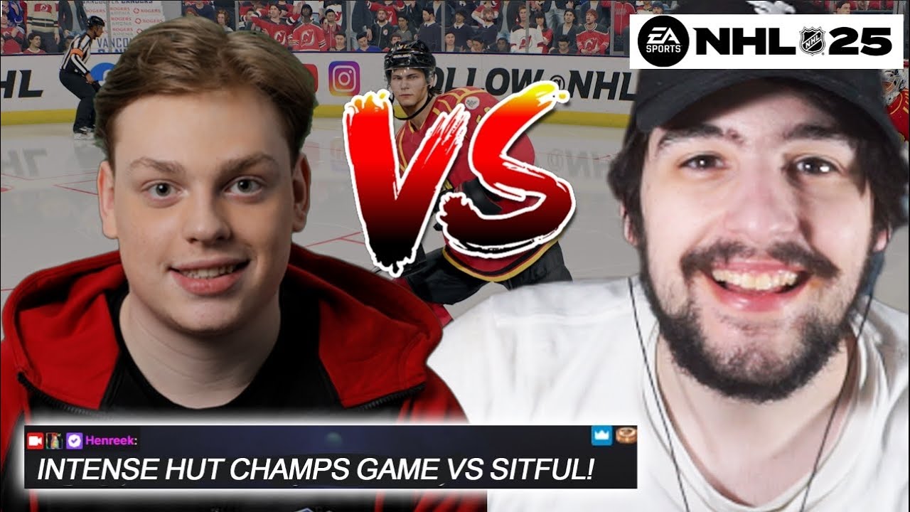 НАПРЯЖЕННАЯ ИГРА HUT CHAMPS ПРОТИВ ПРОФЕССИОНАЛЬНОГО ИГРОК! NHL 25 HUT