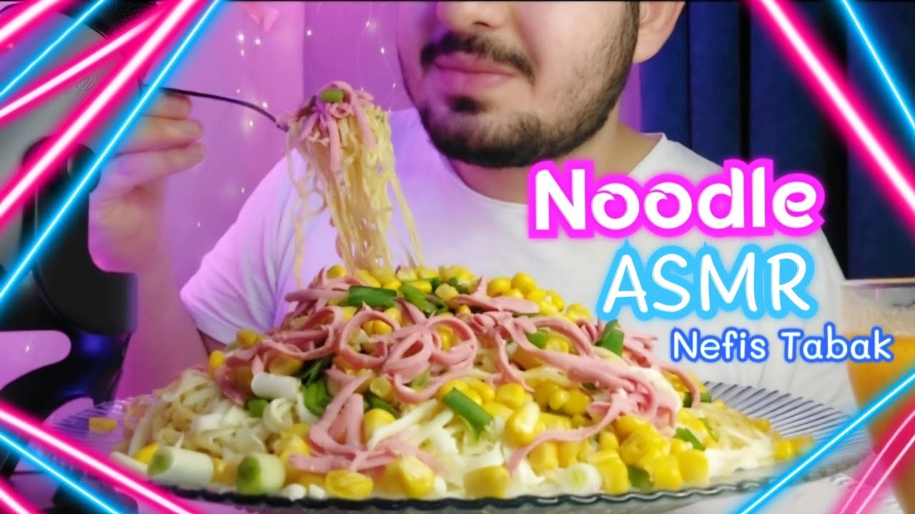 ASMR | Atom Körili Noodle (Salam, Kaşar, Mısır) #asmrtürkçe