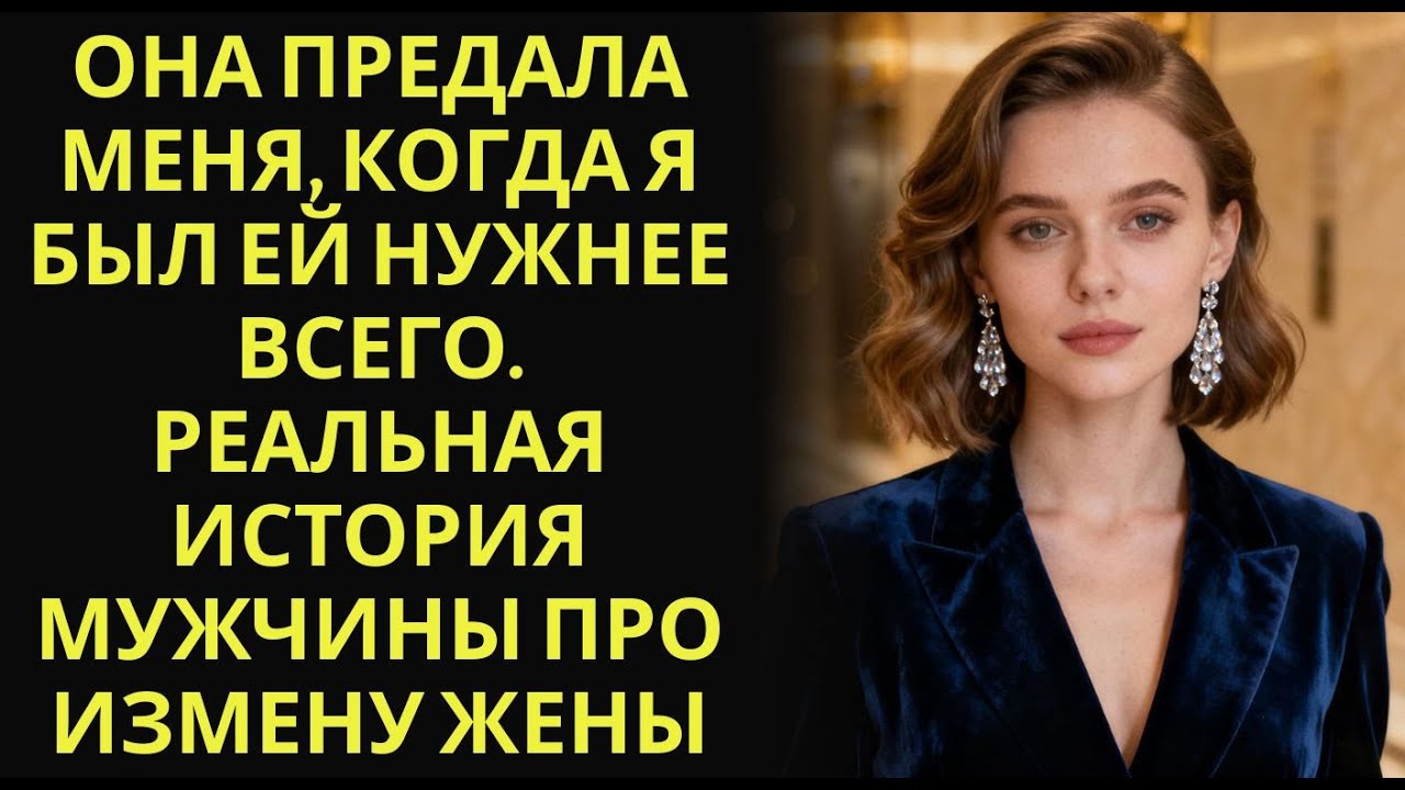 Она предала меня, когда я был ей нужнее всего  Реальная история мужчины про измену жены