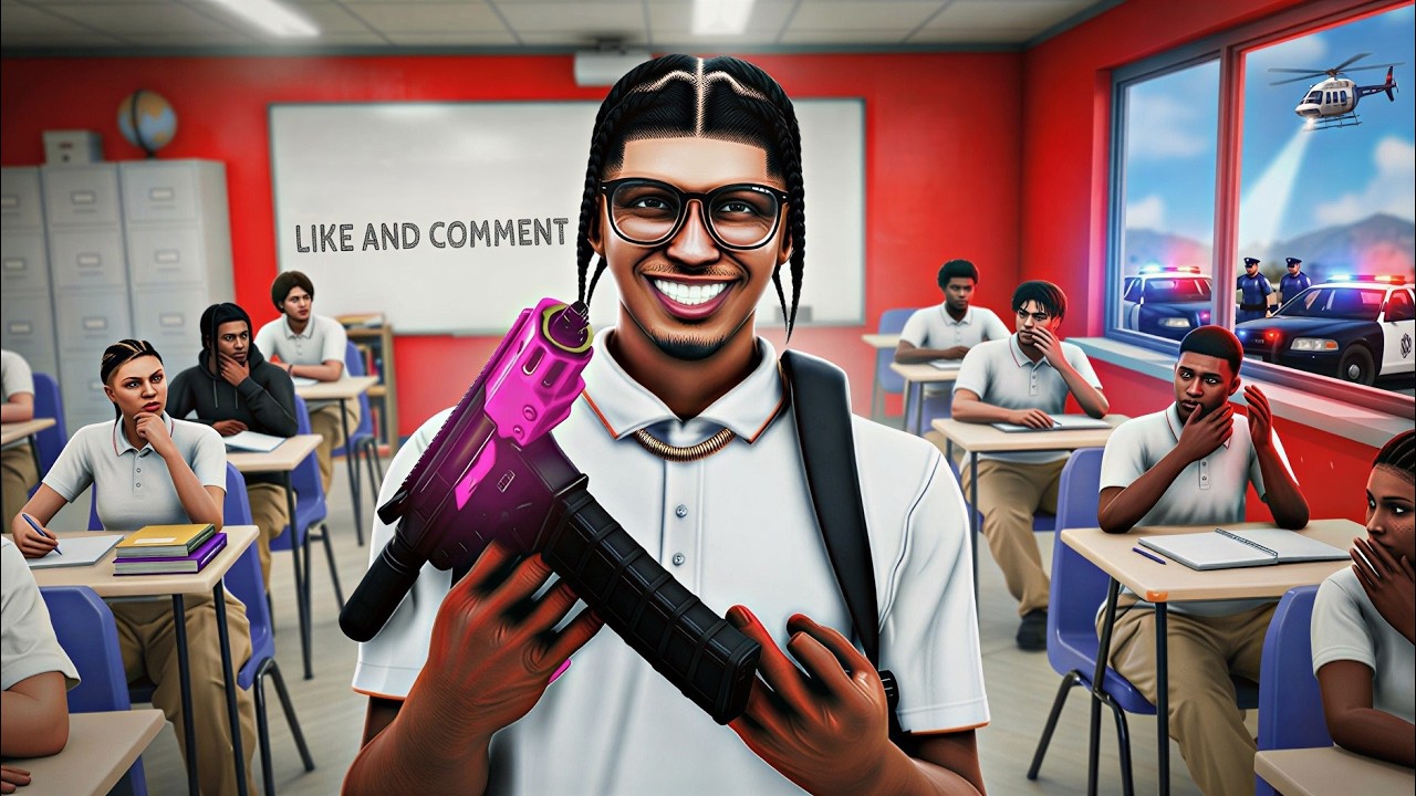 Я убил врагов после школы с помощью ARP в GTA 5 RP.