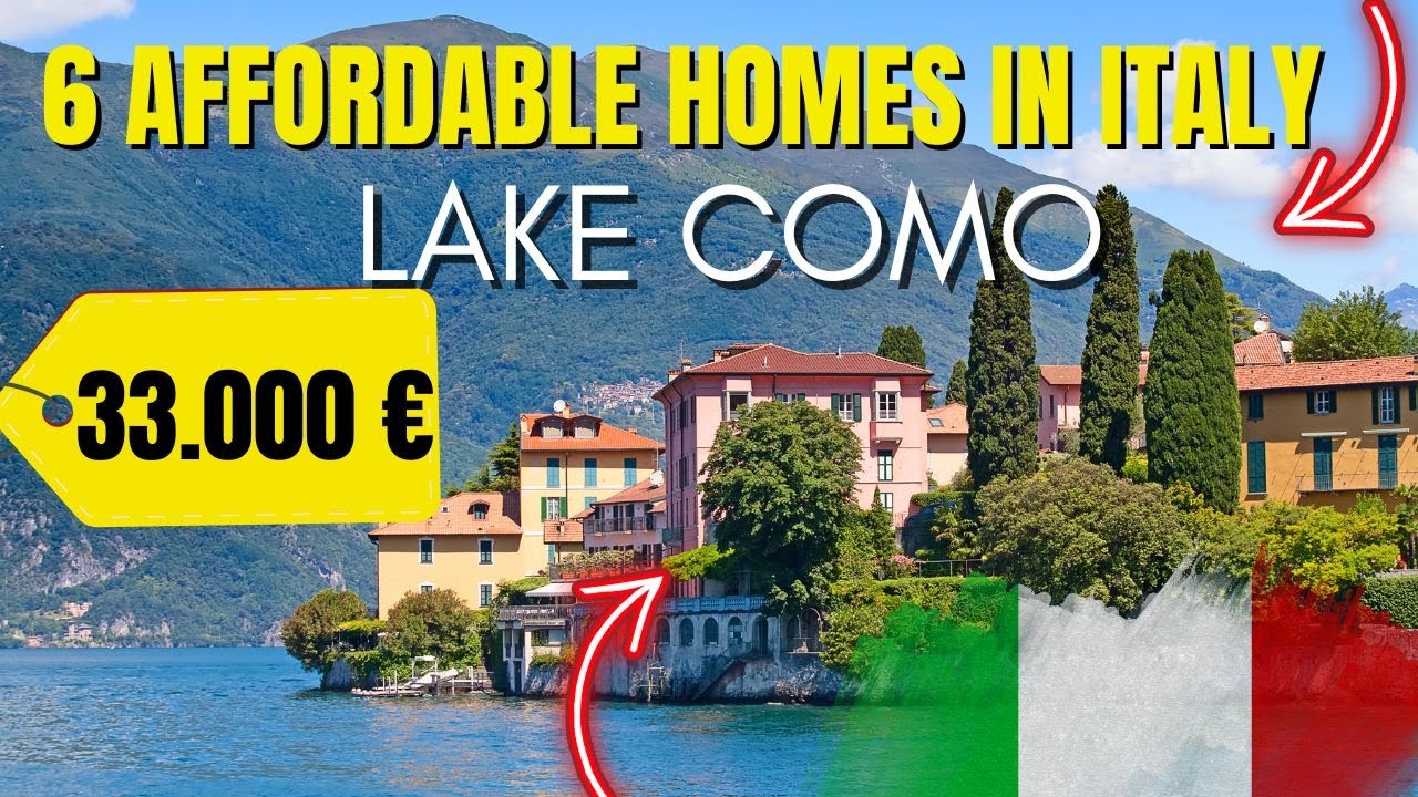 6 Affordable Lake Como Real Estate From &euro;38,000! Itaian cheap houses for sale in Italy