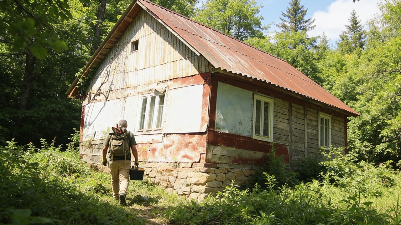 Restoring a Forgotten Abandoned House Deep in the Forest | Full Process