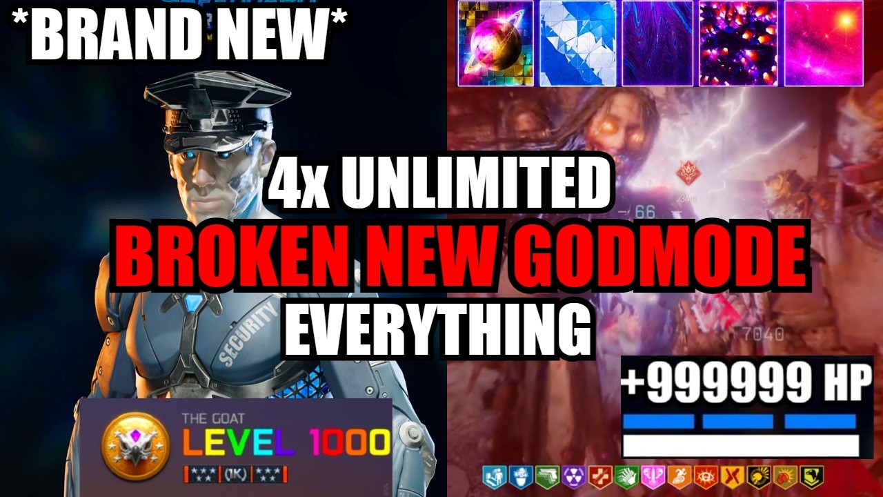 *NEW* FULL GODMODE! 4XP BROKEN LEVEL 1000/CAMOS/ROUND 999! BO7 GLITCHES! BO7 ZOMBIES GLITCH! (AFK)