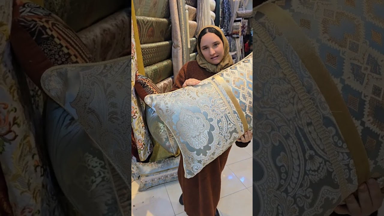 بمناسبة رمضان مبارك ❤️ جبنالكم باك فيه 10 مخاد كبار 5 طلامط غير 1300درهم عند #مفروشات جنة