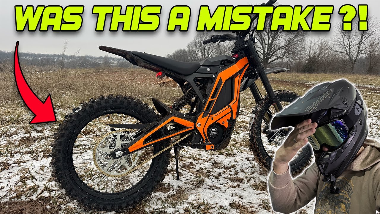 My FIRST eMoto Tire Install Went HORRIBLY WRONG! 🤯 (Dunlop MX33 on eRide Pro SS 3.0)