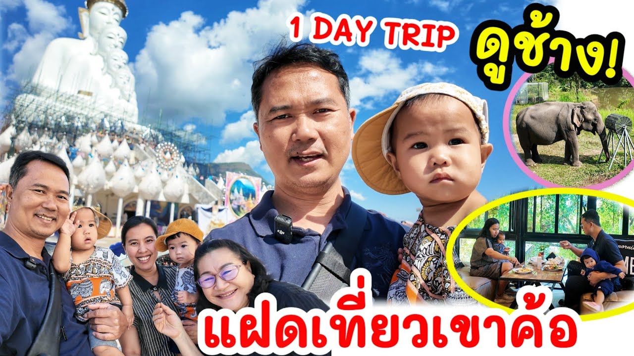 แฝดตื่นเต้นไปดูช้าง ! เที่ยวเขาค้อ ทริปเที่ยวกับย่าทิพ 1 วัน 