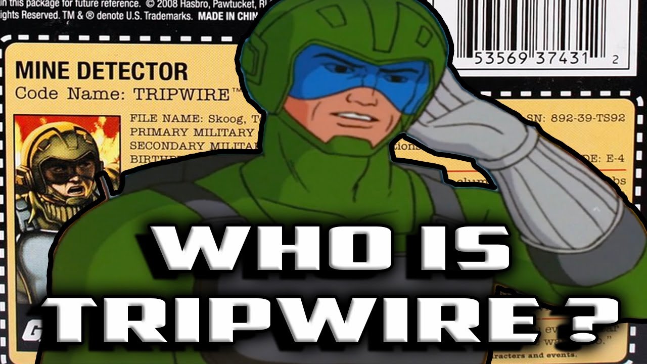 История и происхождение GI Joe's TRIPWIRE!