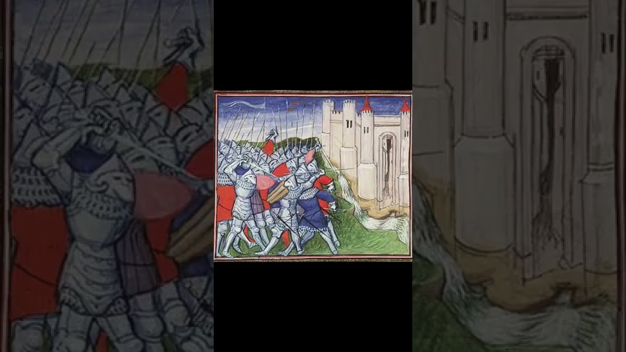 Were closed-face medieval helmets used on foot? #shorts