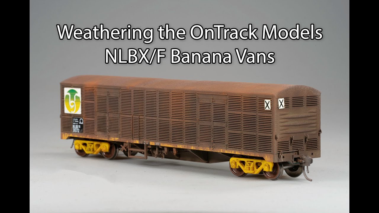 Weathering OnTrack Models Banana Vans