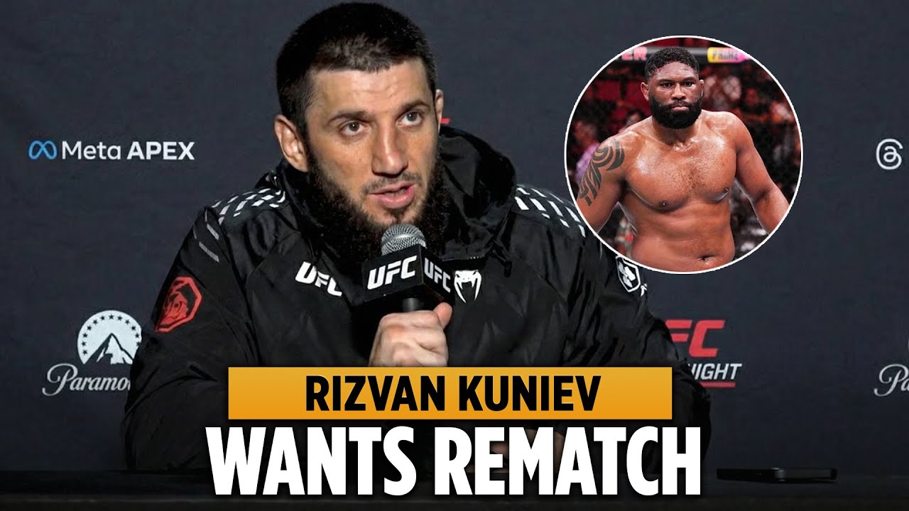 RIZVAN KUNIEV Wants Curtis Blaydes Rematch | Complains About Jailton Almeida Glove Grabbing