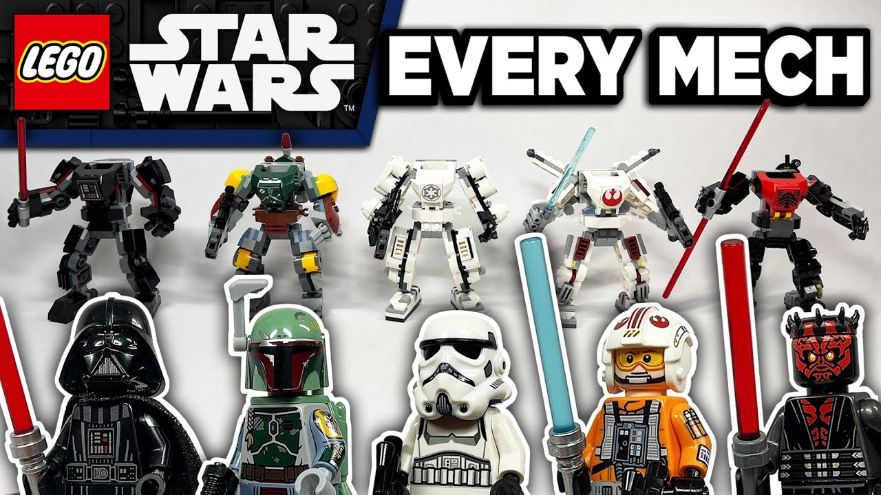 EVERY LEGO Star Wars Mech Review & Minifigure Upgrades