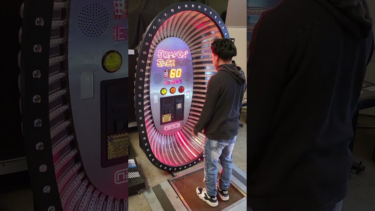 Namco Jumpin Jackpot FEC Arcade in the BidderBros.com Online Arcade Auction Ending 12/4/23