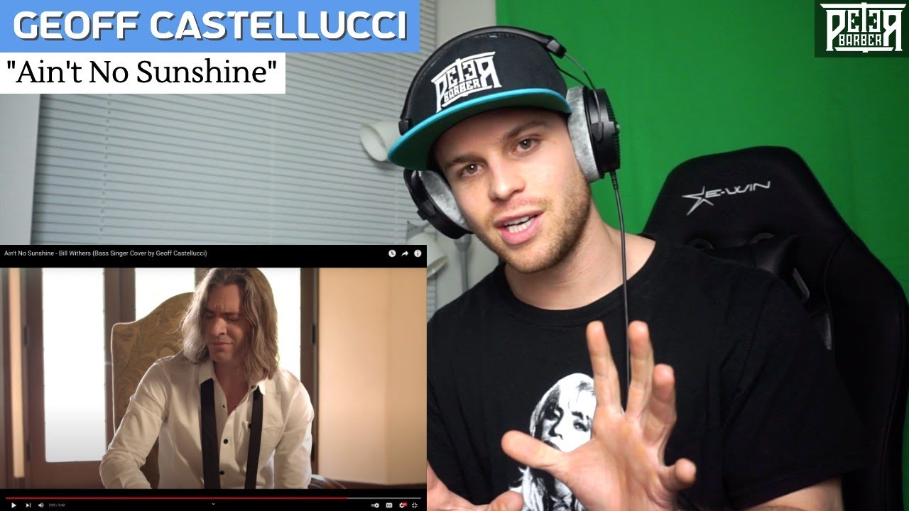 Bass Singer FIRST-TIME REACTION & ANALYSIS - Geoff Castellucci | Ain't No Sunshine
